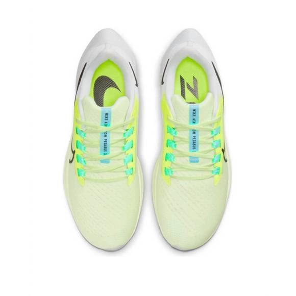 NEW NIKE women's pegasus 38 road running shoes - medium width in barely volt/bla - Picture 4 of 6